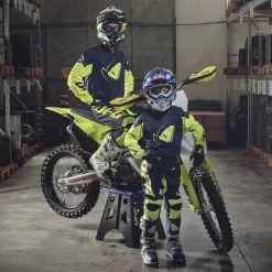 UFO Kids Kimura Blue Yellow Motocross Kit Combo -Motorcycle clothing mg04494ndflu 03 1 jpg