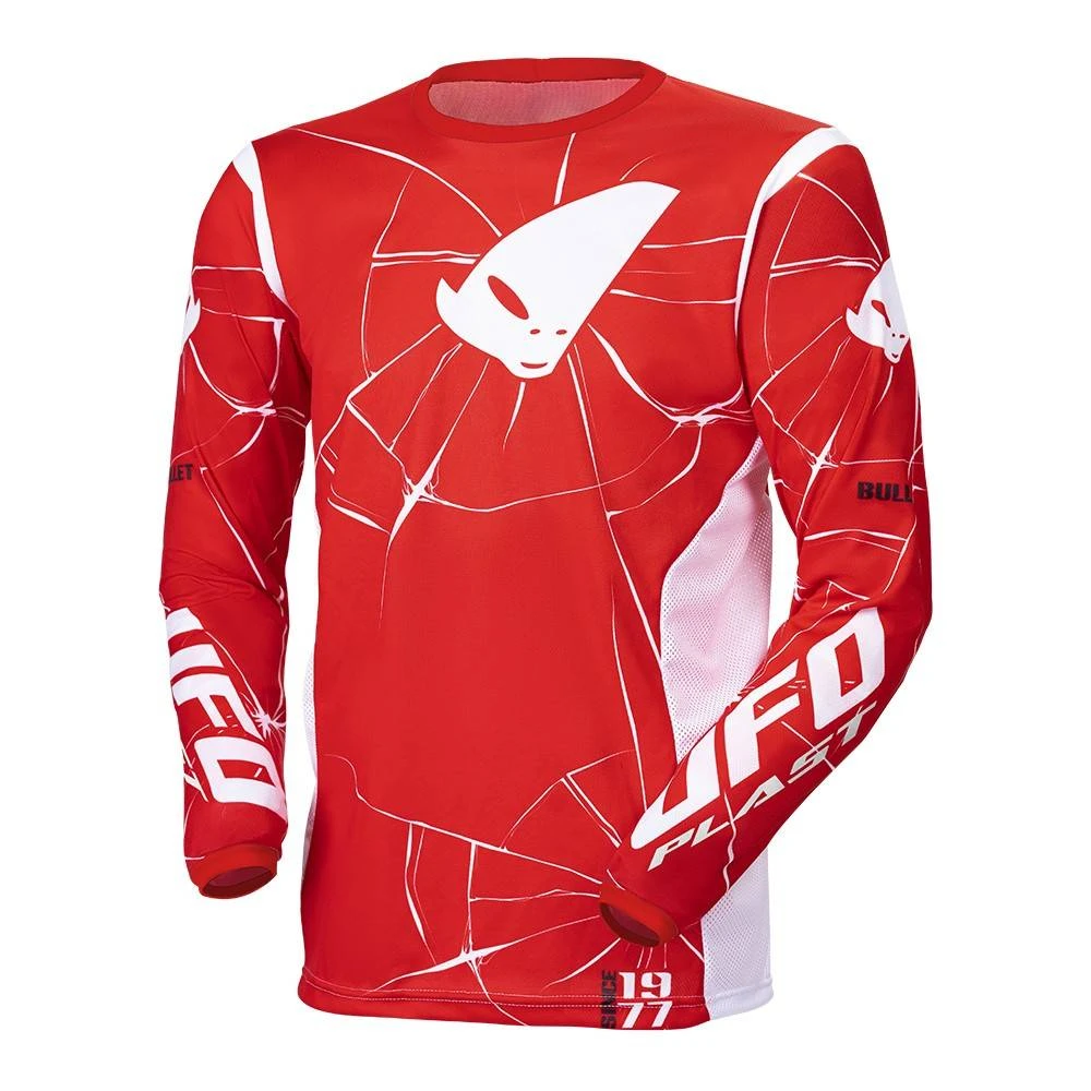 UFO Bullet Motocross Jersey - Red 4 UFO Bullet Motocross Jersey - Red - Image 2