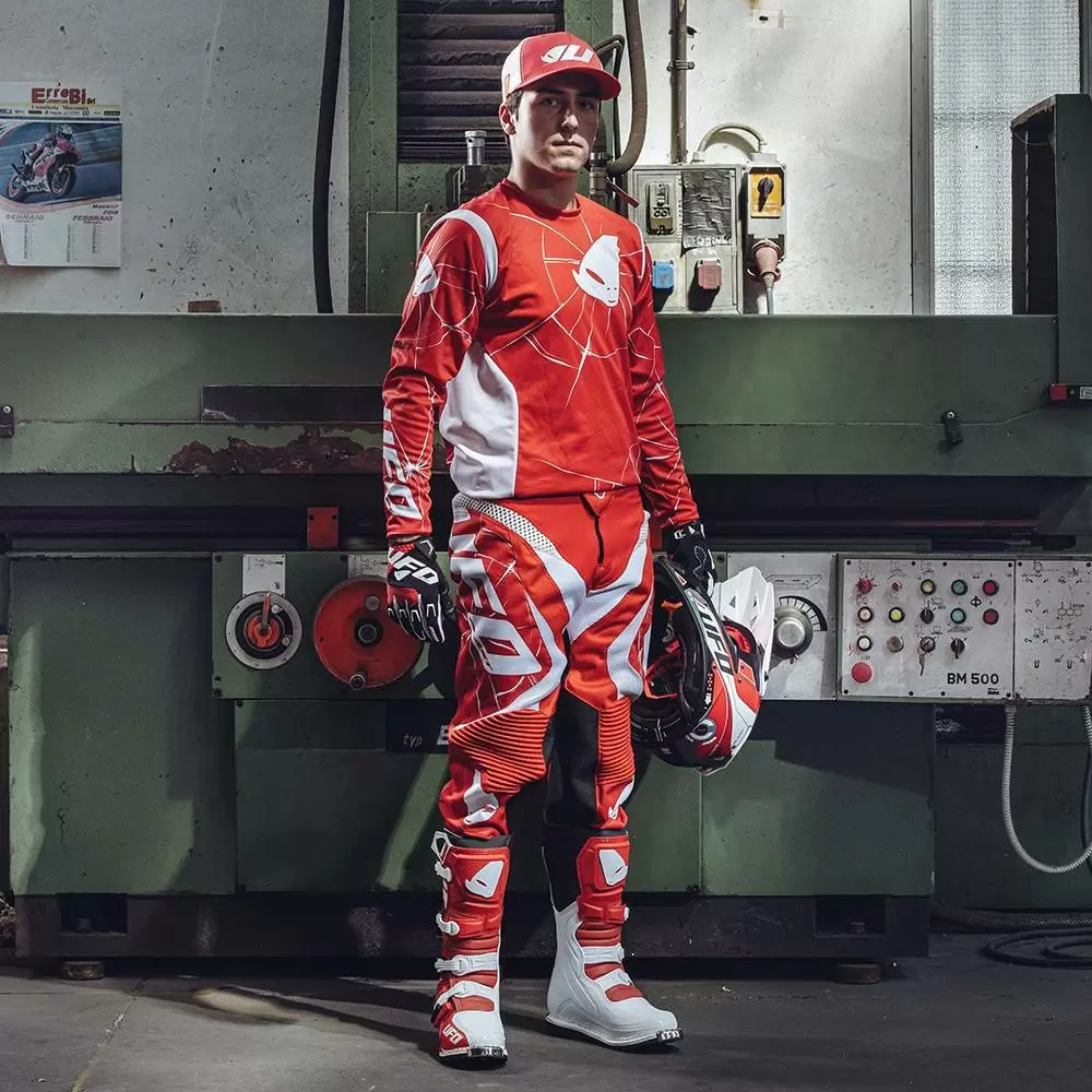 UFO Bullet Red Jersey, Pant Motocross Kit Combo 6 UFO Bullet Red Jersey, Pant Motocross Kit Combo - Image 4