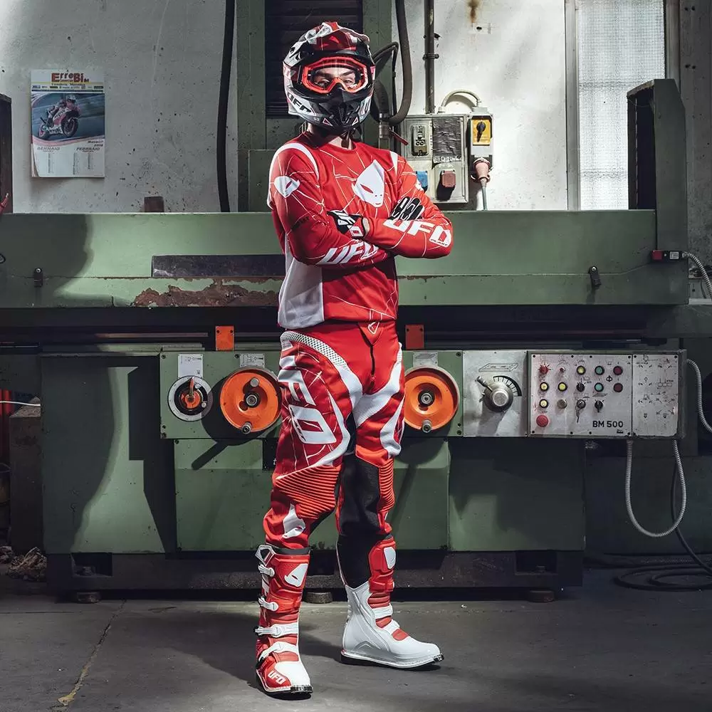 UFO Bullet Red Jersey, Pant Motocross Kit Combo 7 UFO Bullet Red Jersey, Pant Motocross Kit Combo - Image 5