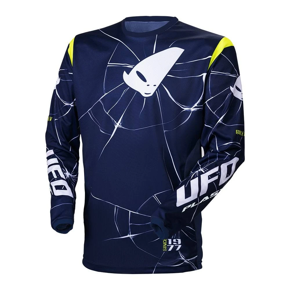 UFO Bullet Motocross Jersey - Blue Yellow 5 UFO Bullet Motocross Jersey - Blue Yellow - Image 3