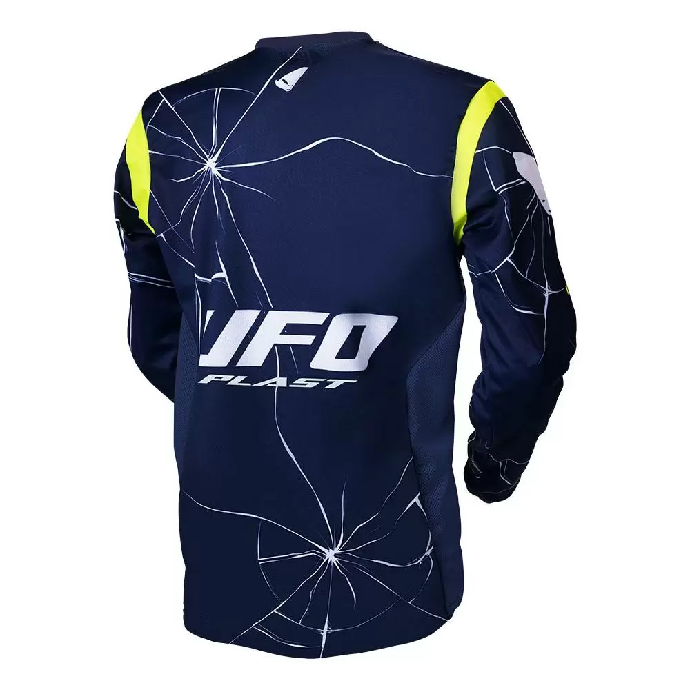UFO Bullet Motocross Jersey - Blue Yellow 8 UFO Bullet Motocross Jersey - Blue Yellow - Image 6