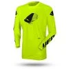 UFO Radial Neon Yellow Motocross Jersey -Motorcycle clothing mg04527dflu