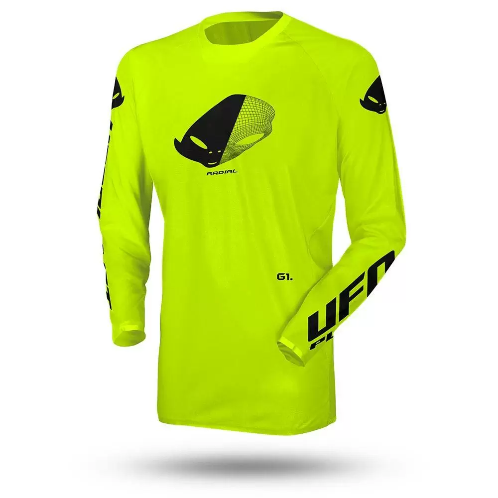 UFO MX23 Radial Motocross Kit Combo Neon Yellow 3 UFO MX23 Radial Motocross Kit Combo Neon Yellow