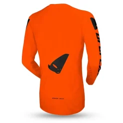 UFO Radial Neon Orange Motocross Jersey -Motorcycle clothing mg04527fflu back jpg
