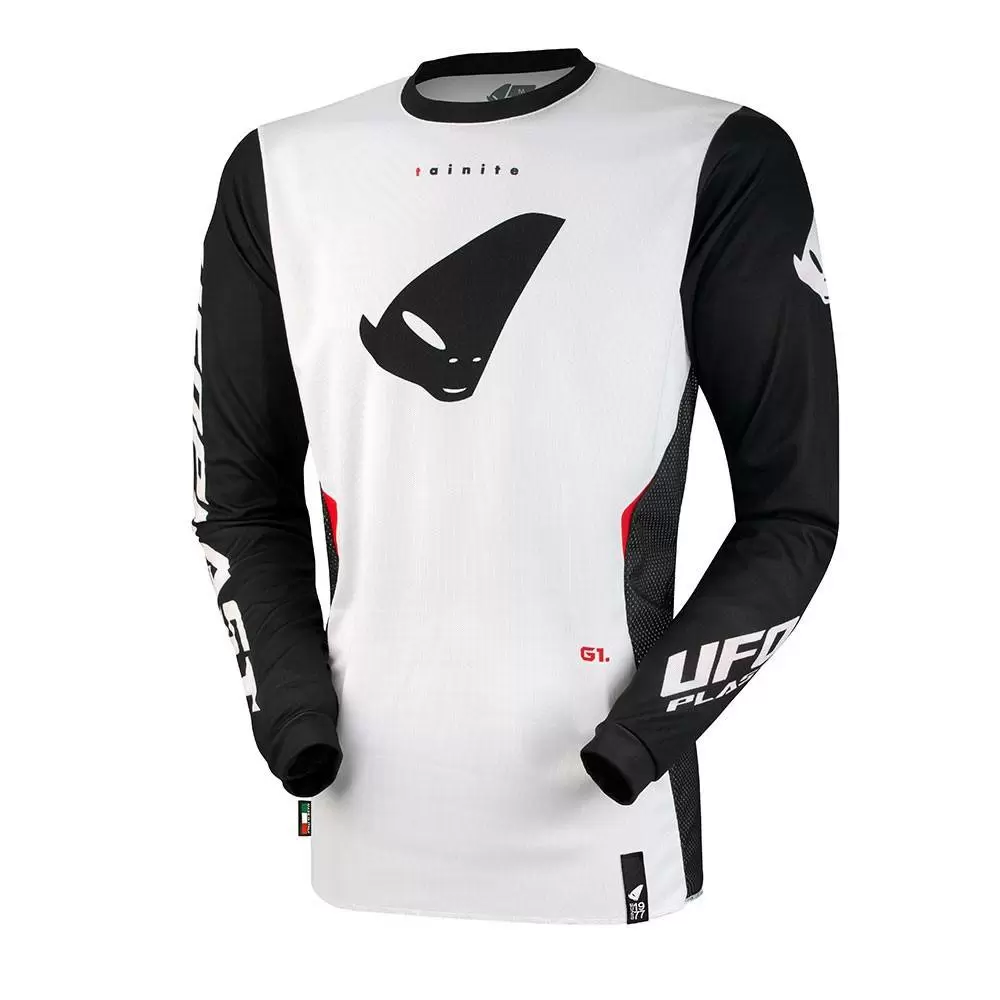 UFO Tainite White Black Jersey, Pant Combo Kit 3 UFO Tainite White Black Jersey, Pant Combo Kit