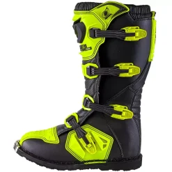 O'Neal Rider Boots - Neon Yellow -Motorcycle clothing o neal neon yellow rider mx boots left 5 jpg