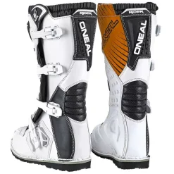 O'Neal Rider Boots - White -Motorcycle clothing o neal white rider mx boots back 5 jpg