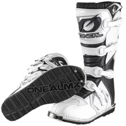 O'Neal Rider Boots - White -Motorcycle clothing o neal white rider mx boots group 5 jpg