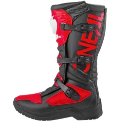O'Neal RSX Black Red Motocross Boots -Motorcycle clothing oneal black red rsx mx boots left outer 4 jpg