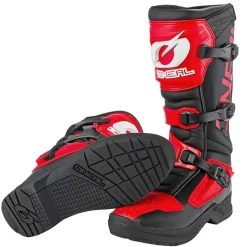 O'Neal RSX Black Red Motocross Boots -Motorcycle clothing oneal black red rsx mx boots sole 4 jpg