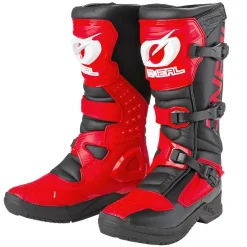 O'Neal RSX Black Red Motocross Boots -Motorcycle clothing oneal black red rsx mx boots 4 jpg