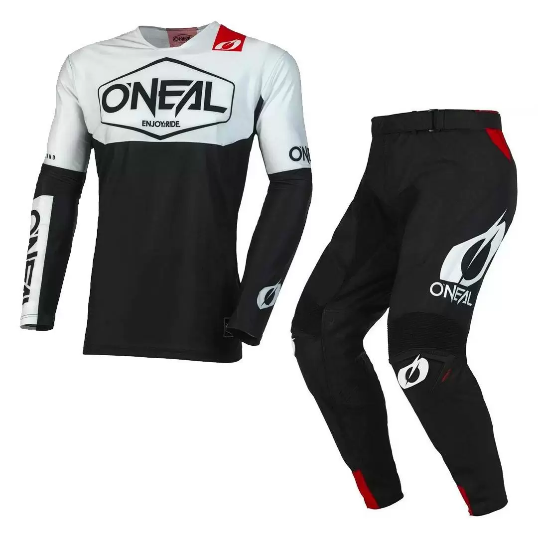 O'Neal Mayhem Hexx V23 Kit Combo - Black White 3 O'Neal Mayhem Hexx V23 Kit Combo - Black White