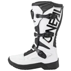 O'Neal RSX Boots - White Black -Motorcycle clothing oneal white black rsx mx boots left 4 jpg