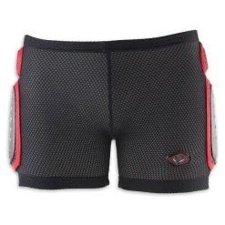 UFO Kids Black Red Padded Shorts -Motorcycle clothing pi04158 5314 1658 1 1 1