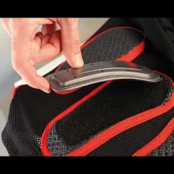 UFO Kids Black Red Padded Shorts -Motorcycle clothing pi04158 5316 1658 jpg