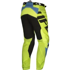 UFO Division Neon Yellow Motocross Kit Combo -Motorcycle clothing pi04455dflu back 7 jpg