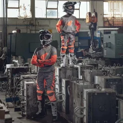 UFO Kimura Grey Orange Motocross Pants -Motorcycle clothing pi04491ef 03 jpg