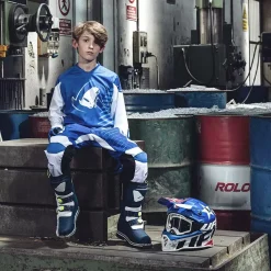 UFO Kids Kimura Blue Motocross Pants -Motorcycle clothing pi04495c 03 jpg