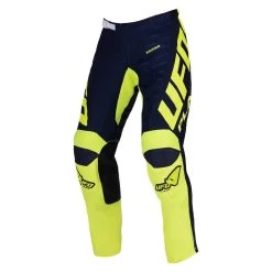 UFO Kids Kimura Blue Yellow Motocross Pants -Motorcycle clothing pi04495ndflu 01 3