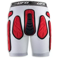 UFO Atom White Red Soft Padded Shorts -Motorcycle clothing pi09179 4630 95 jpg