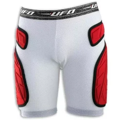 UFO Atom White Red Soft Padded Shorts -Motorcycle clothing pi09179wbxxl jpg