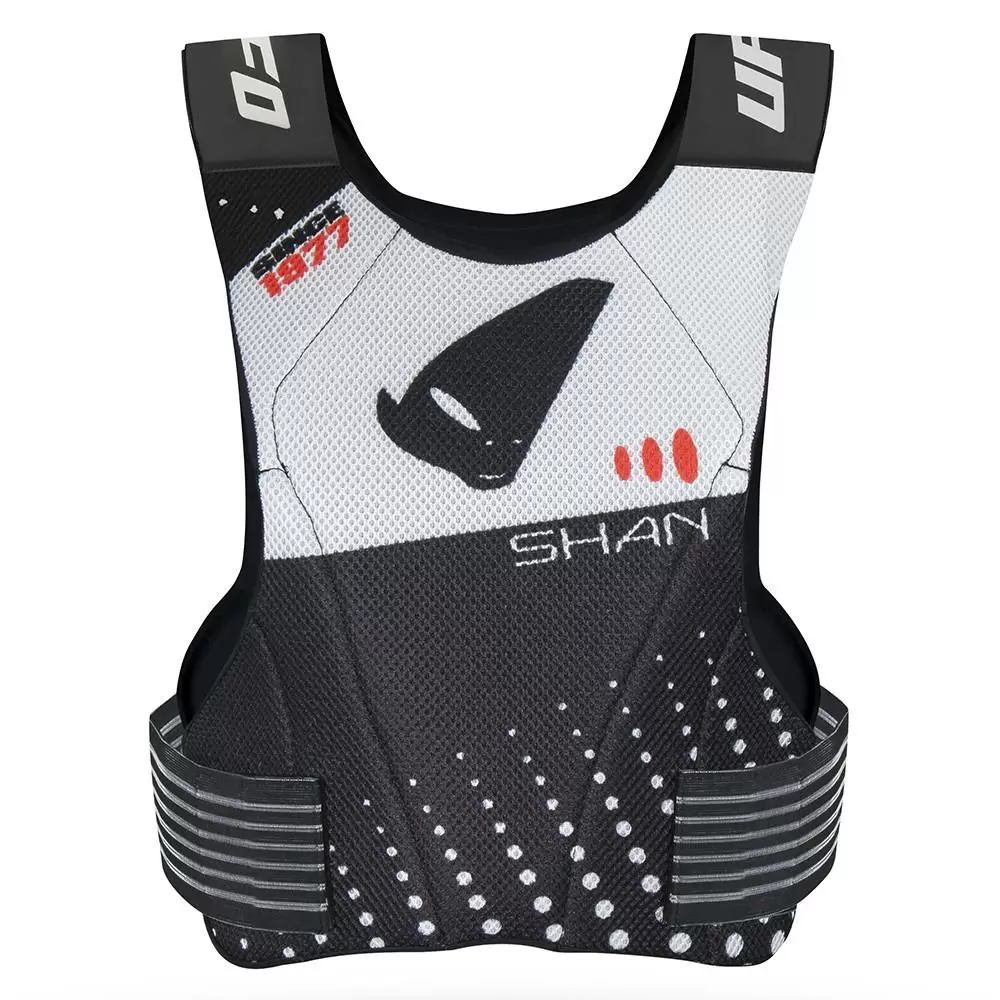 UFO Shan Chest Protector - Black White 3 UFO Shan Chest Protector - Black White