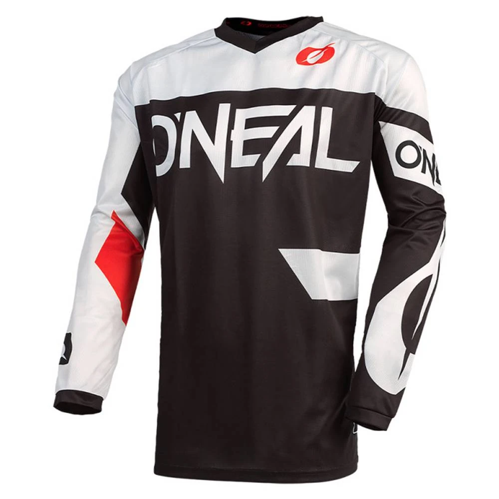 O'Neal Element Racewear Black White Motocross Jersey 3 O'Neal Element Racewear Black White Motocross Jersey