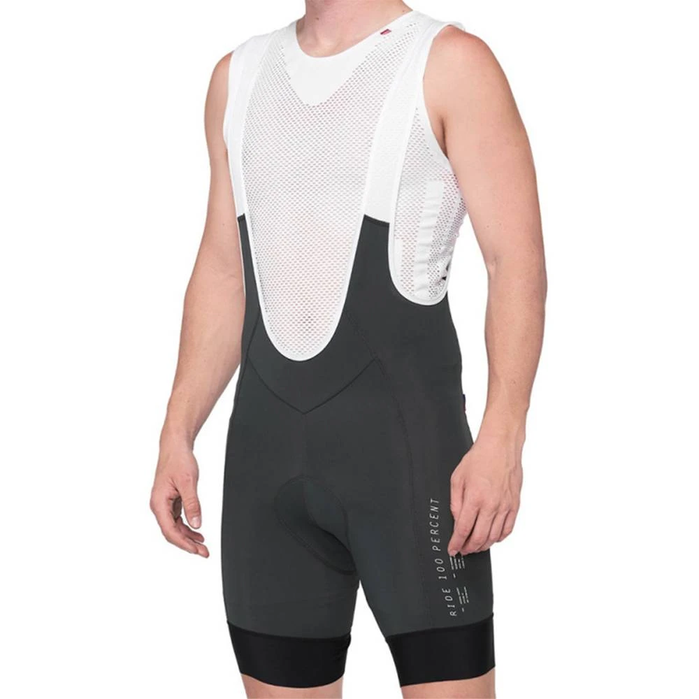 100% Exceeda MTB Bib - Charcoal 4 100% Exceeda MTB Bib - Charcoal - Image 2