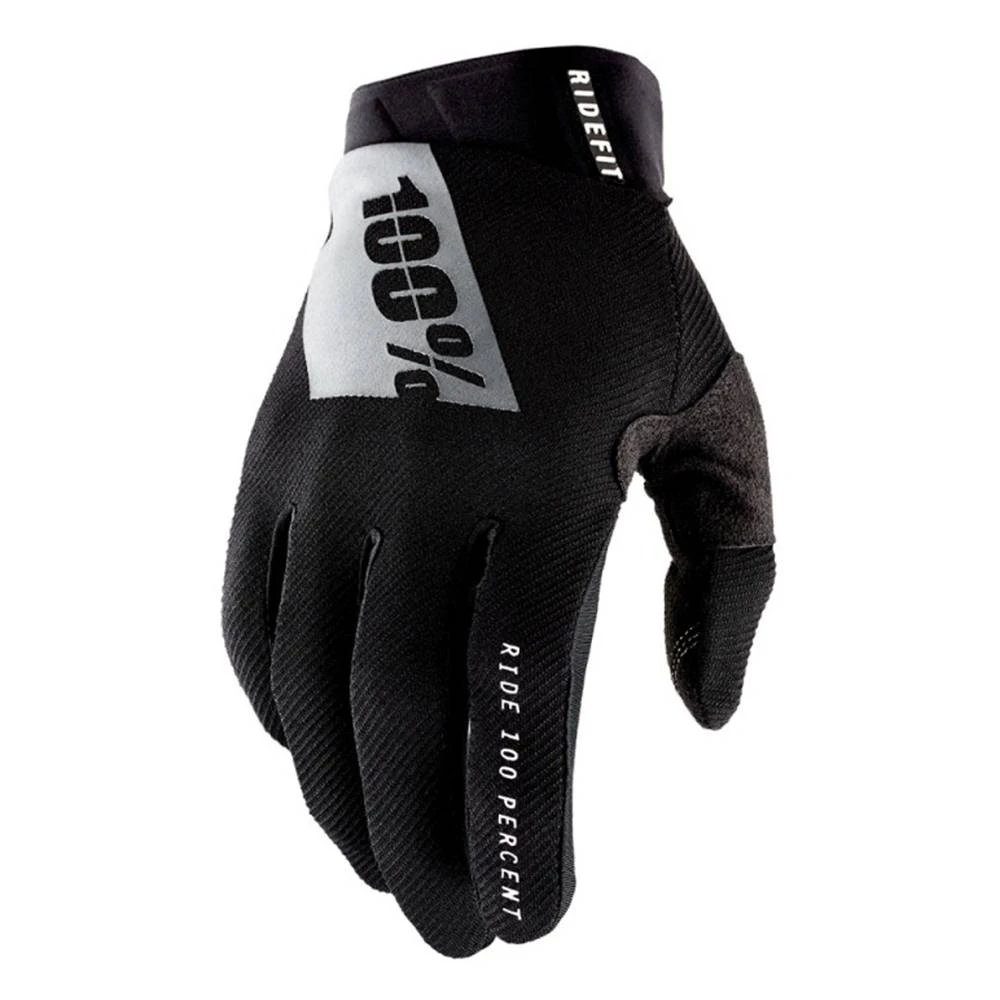 100% RideFit Black Motocross Gloves 6 100% RideFit Black Motocross Gloves - Image 4