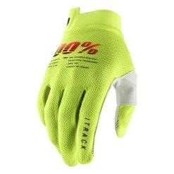100% ITrack Fluo Yellow Motocross Gloves -Motorcycle clothing screenshot 2021 03 10 at 12.36.34