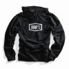 100% Essential Black Pull Over Hoodie