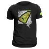 UFO Alien Head Black T-Shirt