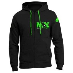 UFO MX Black Hooded Sweatshirt