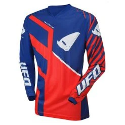 UFO Kids Vanadium Motocross Jersey - Red Blue