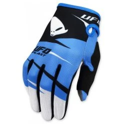 UFO Kids Revolt Blue Motocross Gloves