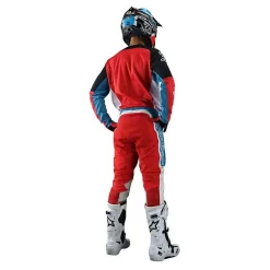 Troy Lee Designs SE Pro Quattro Motocross Kit Combo - Navy Red -Motorcycle clothing sepkcqnr 06 jpg