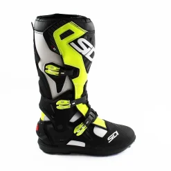 Sidi Atojo SRS White Black Yellow Fluo Motocross Boots -Motorcycle clothing sidi 04 7 jpg