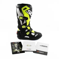 Sidi Atojo SRS White Black Yellow Fluo Motocross Boots -Motorcycle clothing sidi 07 12 jpg