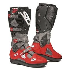 Sidi Crossfire 3 SRS Off-Road MX Boots - Grey Red Black