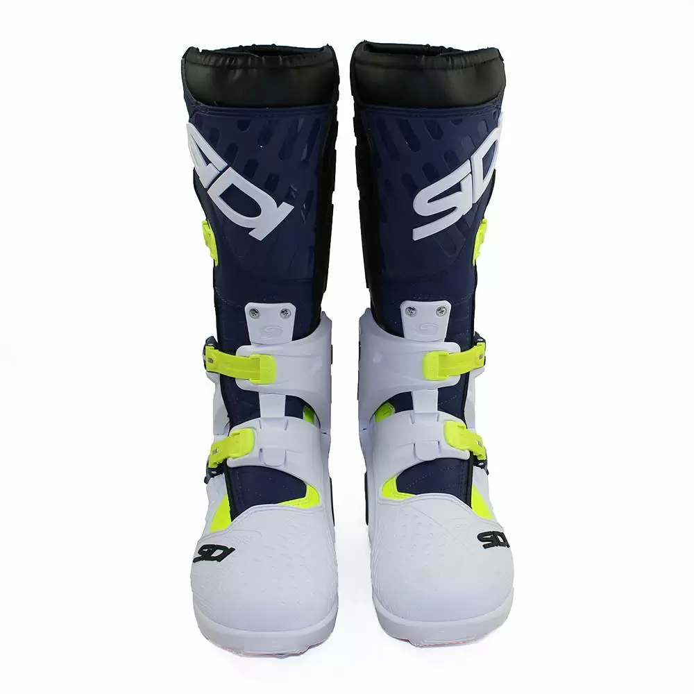 Sidi Atojo SRS Yellow Fluo White Blue Motocross Boots 21 Sidi Atojo SRS Yellow Fluo White Blue Motocross Boots - Image 19