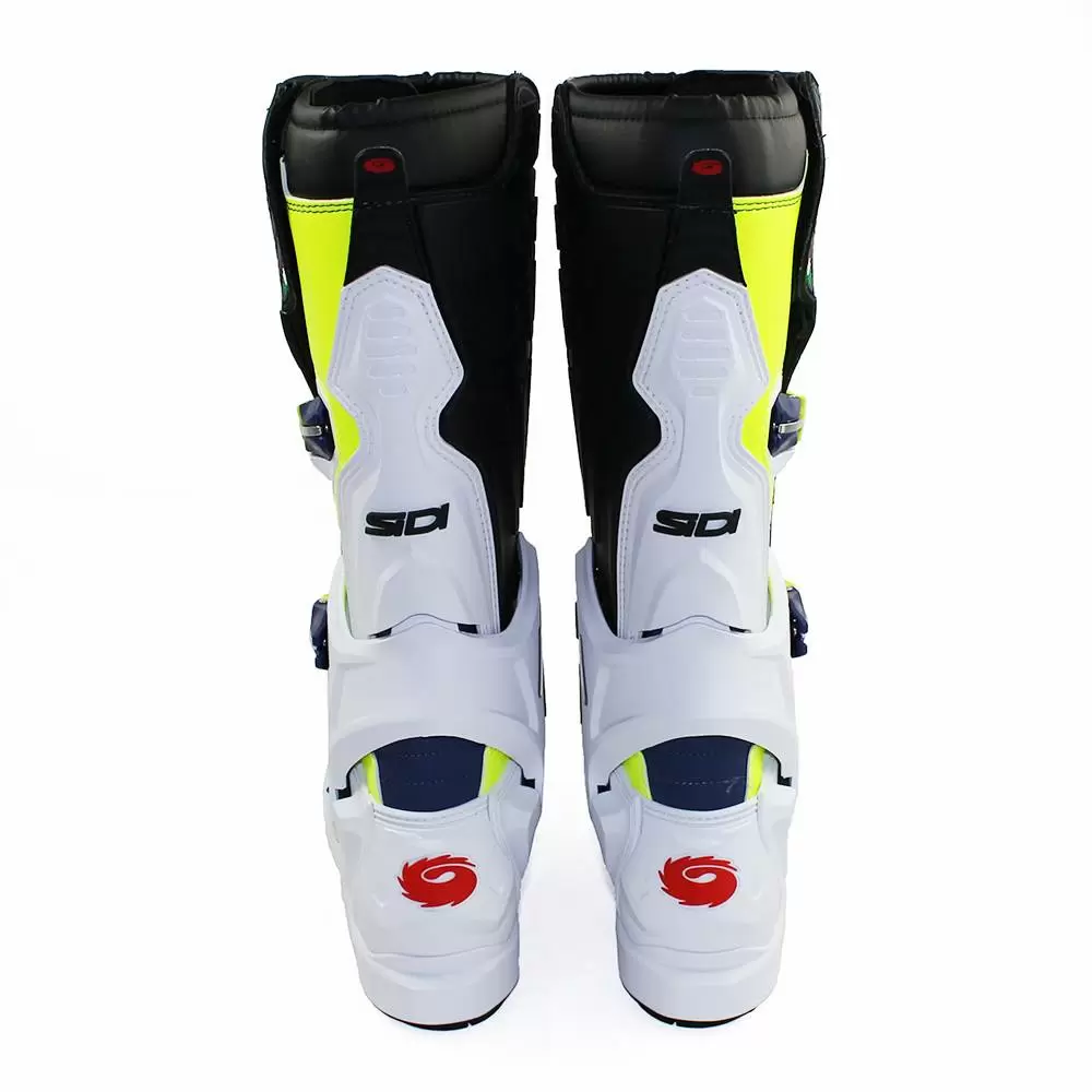 Sidi Atojo SRS Yellow Fluo White Blue Motocross Boots 20 Sidi Atojo SRS Yellow Fluo White Blue Motocross Boots - Image 18