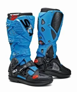 Sidi Crossfire 3 SRS Off-Road MX Boots - Light Blue Black