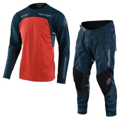 Troy Lee Designs Scout SE Systems Motocross Kit Combo - Marine Orange