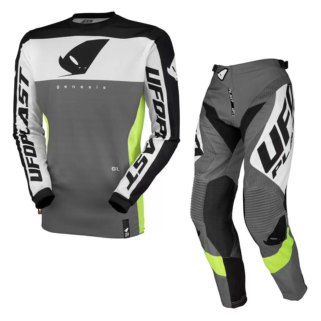 UFO Genesis Grey Black Jersey, Pant Combo Kit 6 UFO Genesis Grey Black Jersey, Pant Combo Kit - Image 4