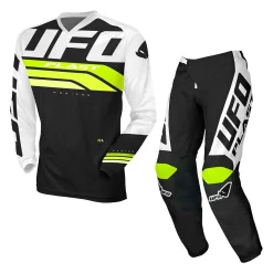 UFO Horizon Black Jersey, Pant Combo Kit -Motorcycle clothing ufo combokit mx23 horizon black jpg