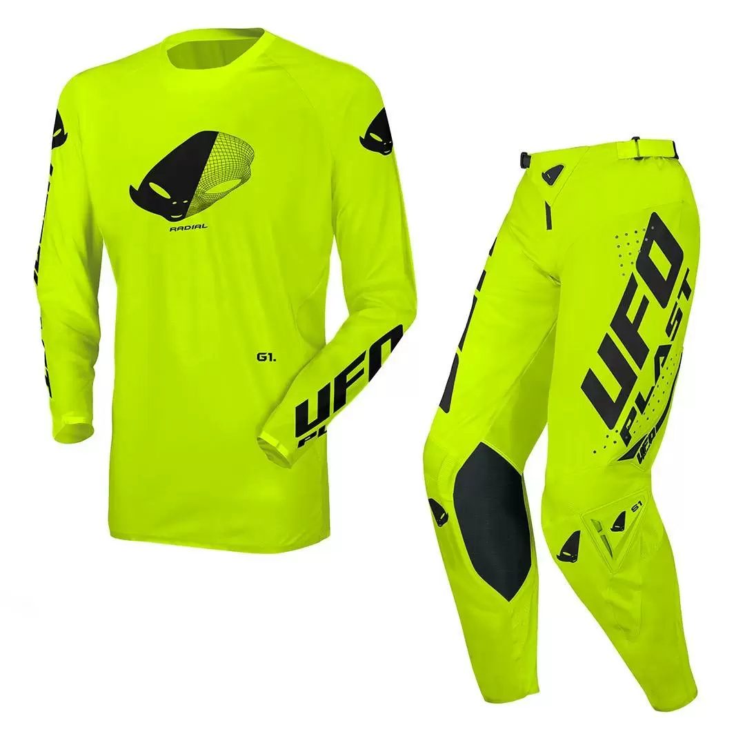 UFO MX23 Radial Motocross Kit Combo Neon Yellow 8 UFO MX23 Radial Motocross Kit Combo Neon Yellow - Image 6