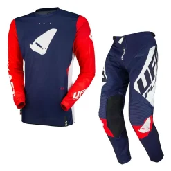 UFO Tainite Blue Red Jersey, Pant Combo Kit -Motorcycle clothing ufo combokit mx23 tainite blue red jpg