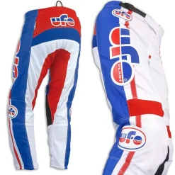 UFO Vintage White Motocross Kit Combo -Motorcycle clothing vintage pants collection detail 3 jpg