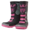 Wulfsport Kids Mud Stomper Black Pink Grey Wellington Boots -Motorcycle clothing wcmsp 2 1 1